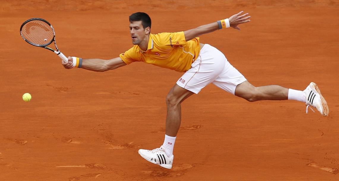 Novak Djokovic vince per la seconda volta nel Principato sconfiggendo Tomas Berdych 7-5 4-6 6-3 (Afp)
